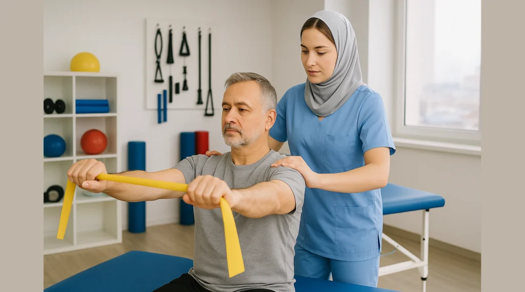محدود کردن دامنه حرکتی در فیزیوتراپی