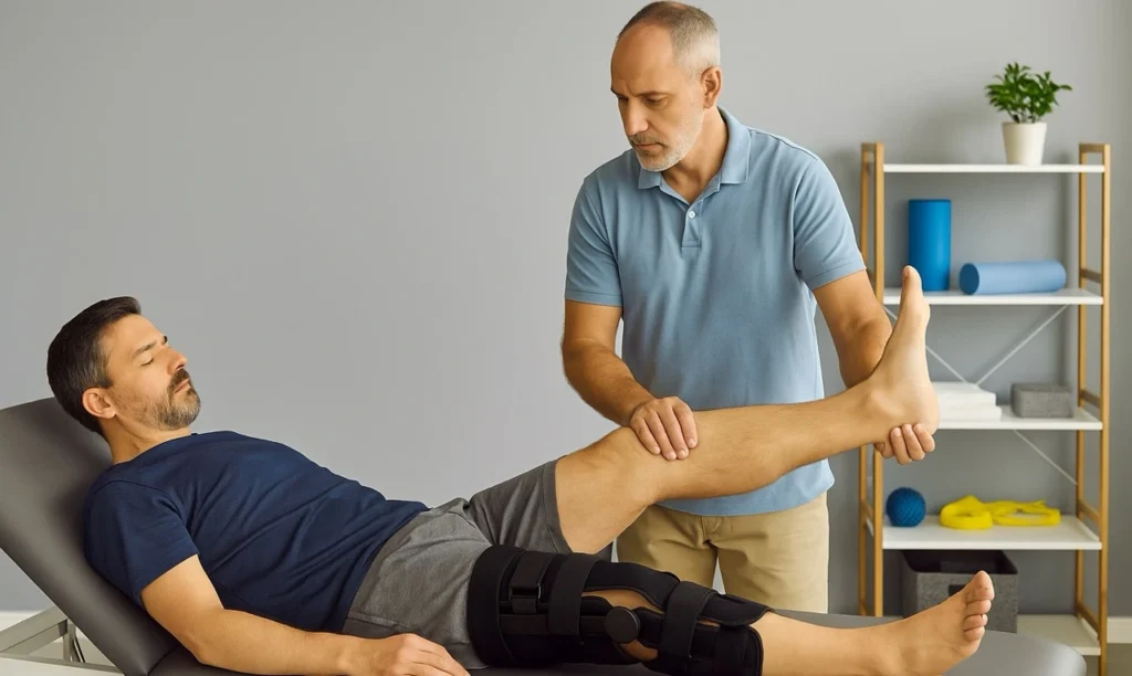 صاف کردن زانو در عمل رباط صلیبی